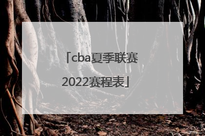 「cba夏季联赛2022赛程表」火箭队夏季联赛赛程表2022年